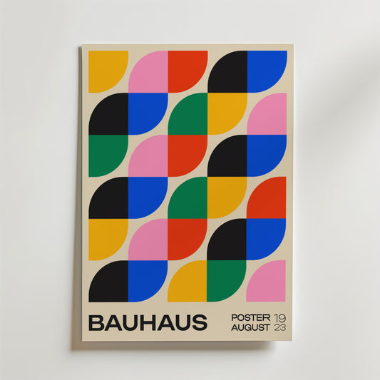 Bauhaus Leaf Poster