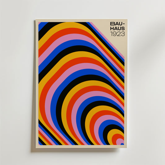 Bauhaus Arches Poster