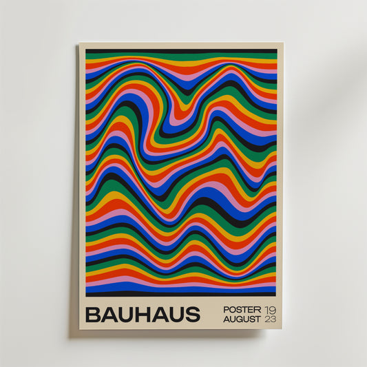 Bauhaus Waves Poster