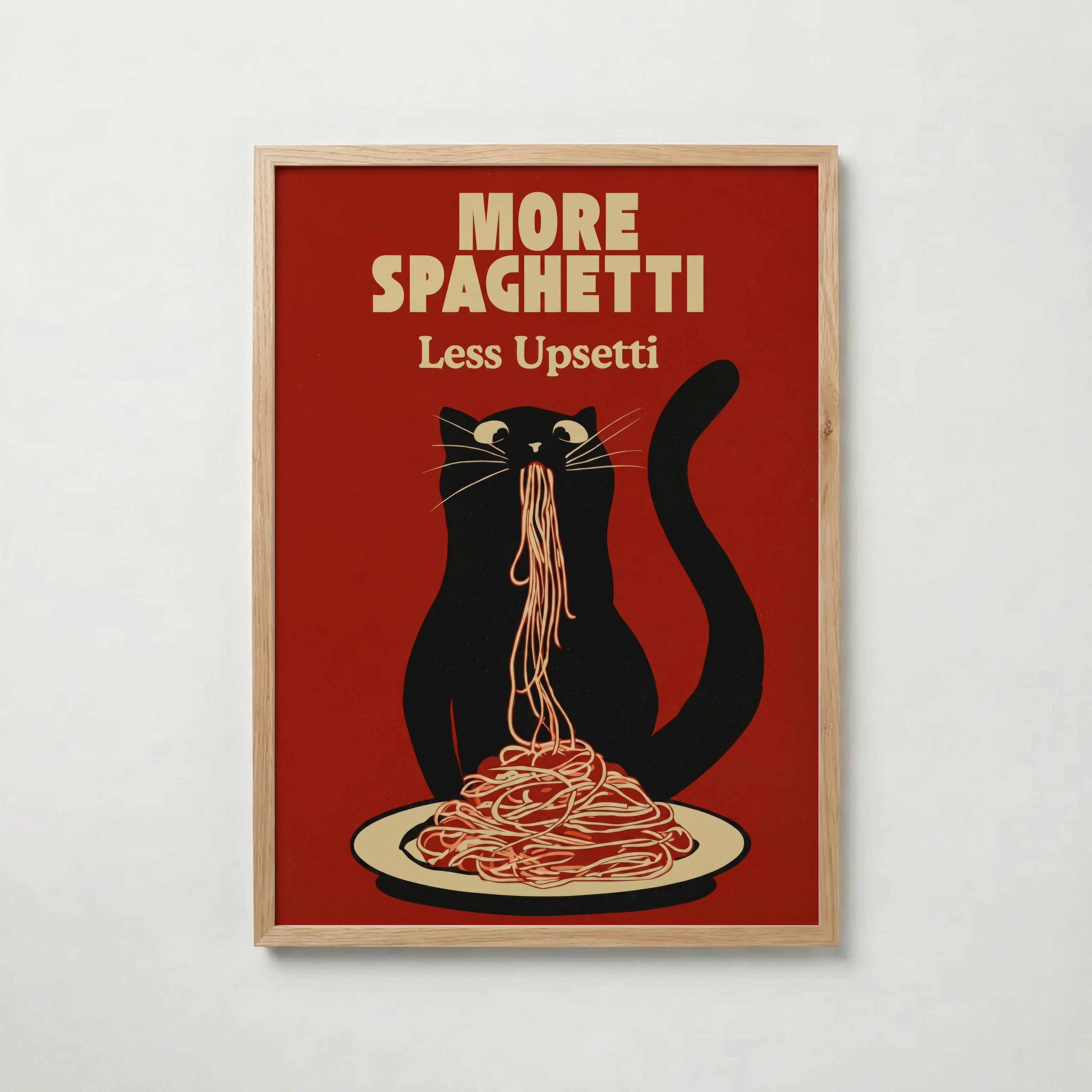 Midnight Pasta Mood Poster