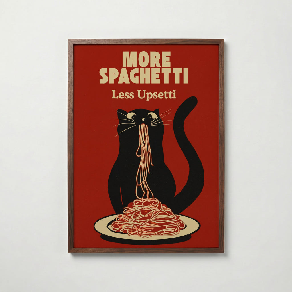 Midnight Pasta Mood Poster