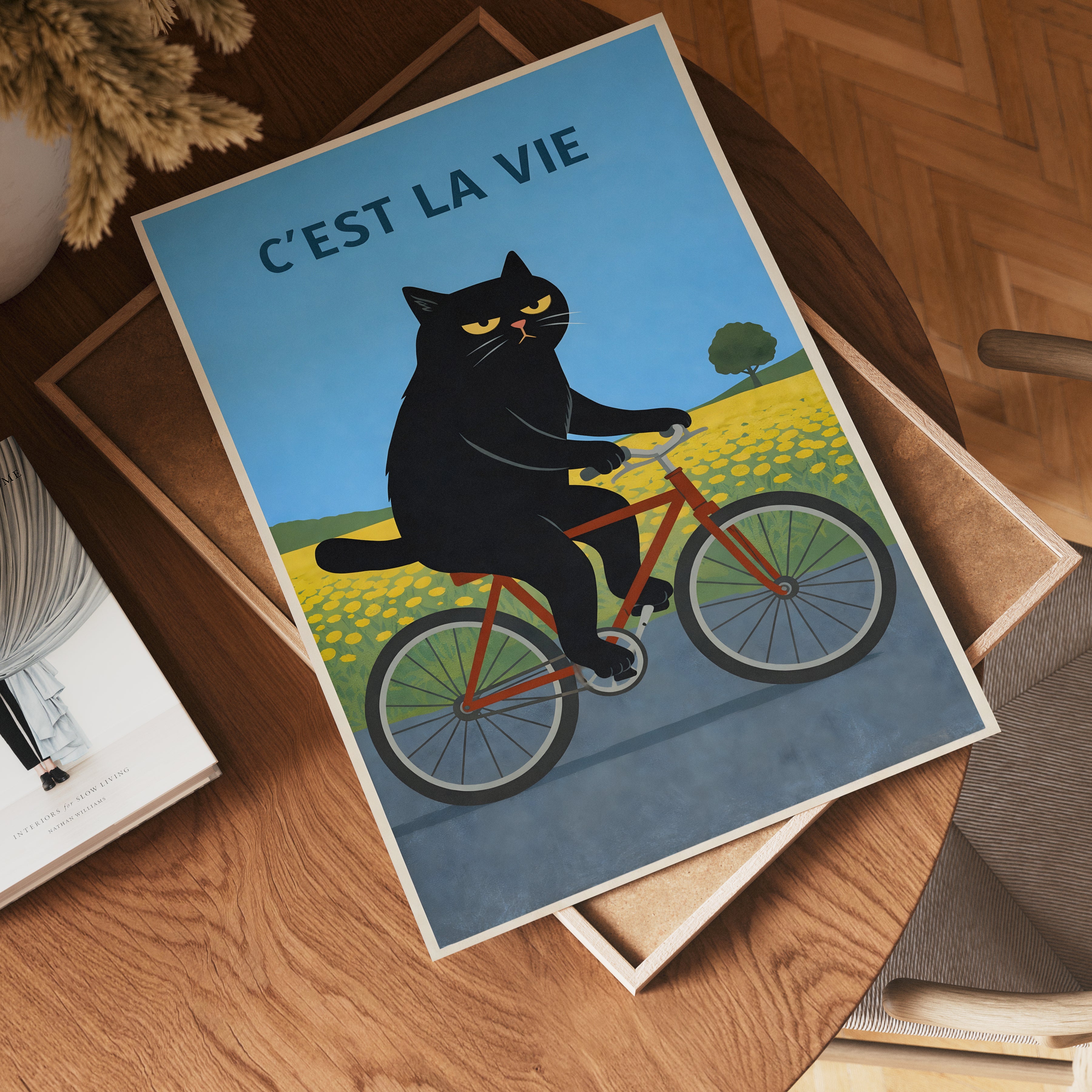 C’est La Vie Poster – poster väggdekoration