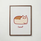 Cat Loaf Poster – valnötsram