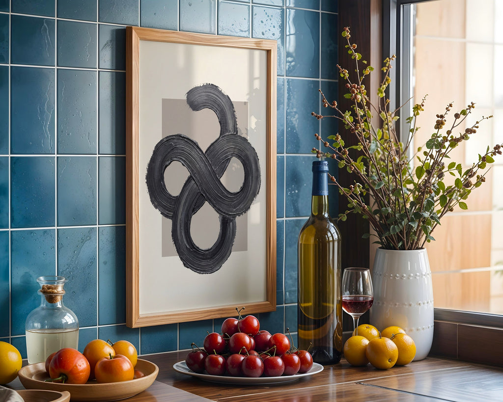 Charcoal Infinity Poster – i rum 4