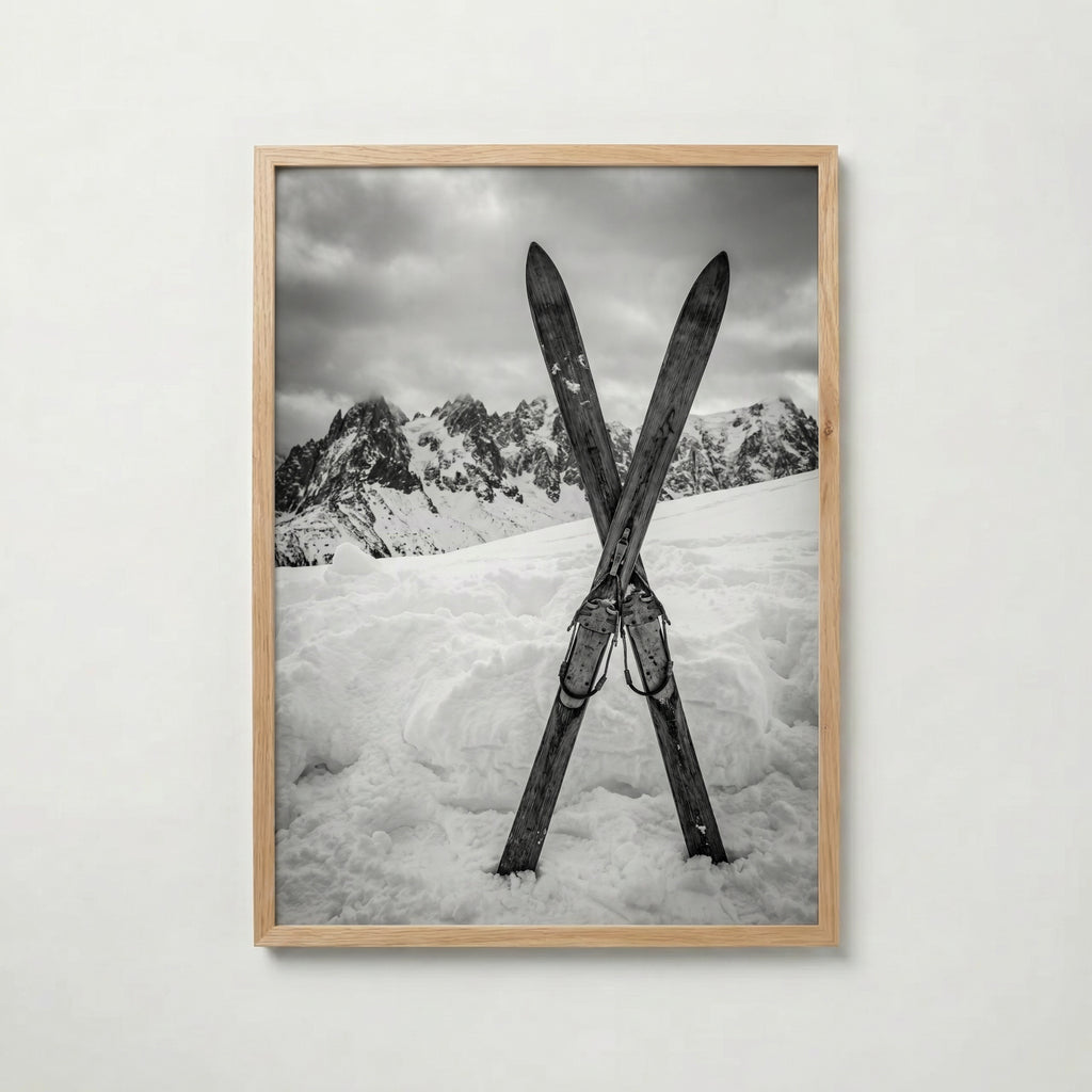 Crossed Skis Poster – ekram