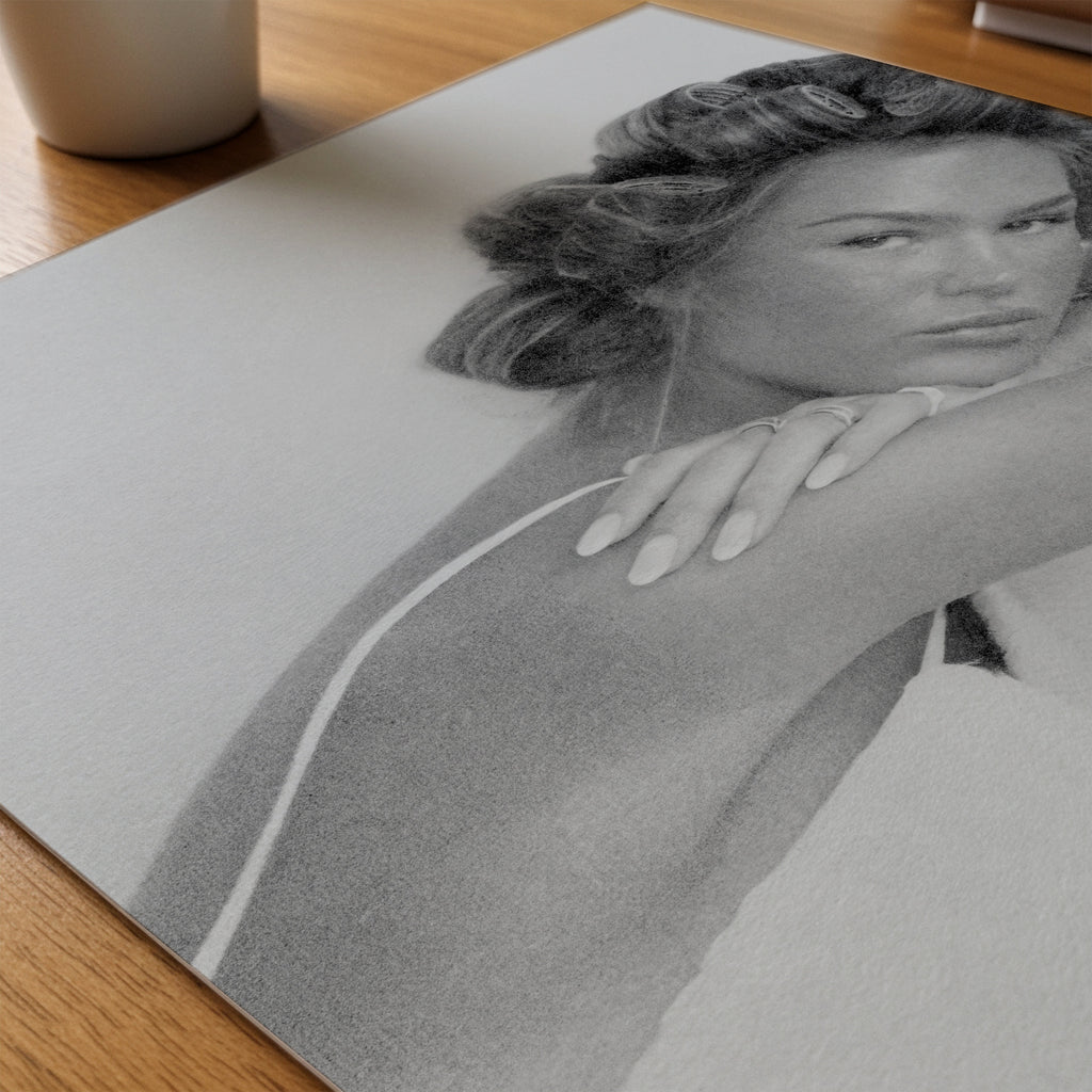Curlers Muse Poster – närbild på papper