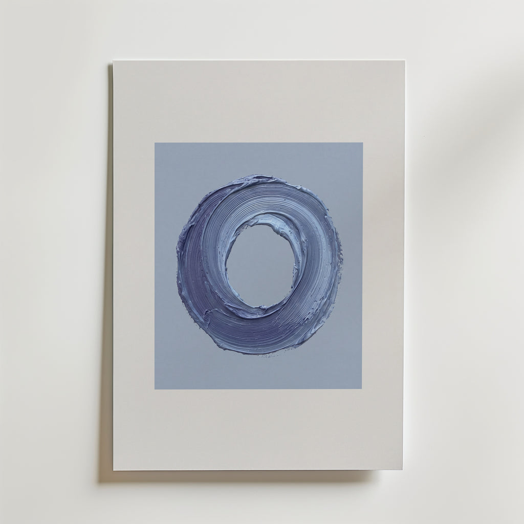 Denim Loop Poster – canvas utan passepartout