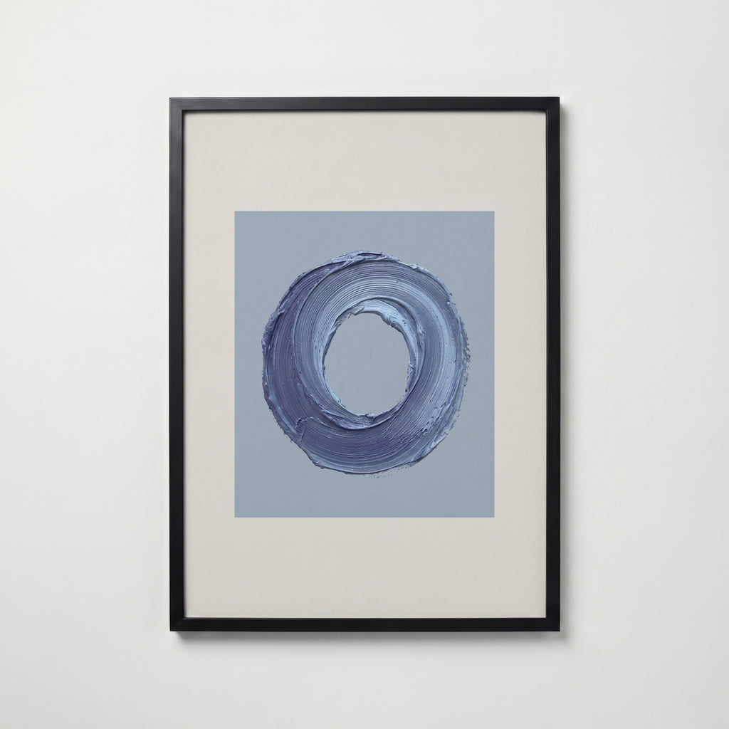 Denim Loop Poster – svart ram