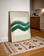 Emerald Waves Poster – i rum 4