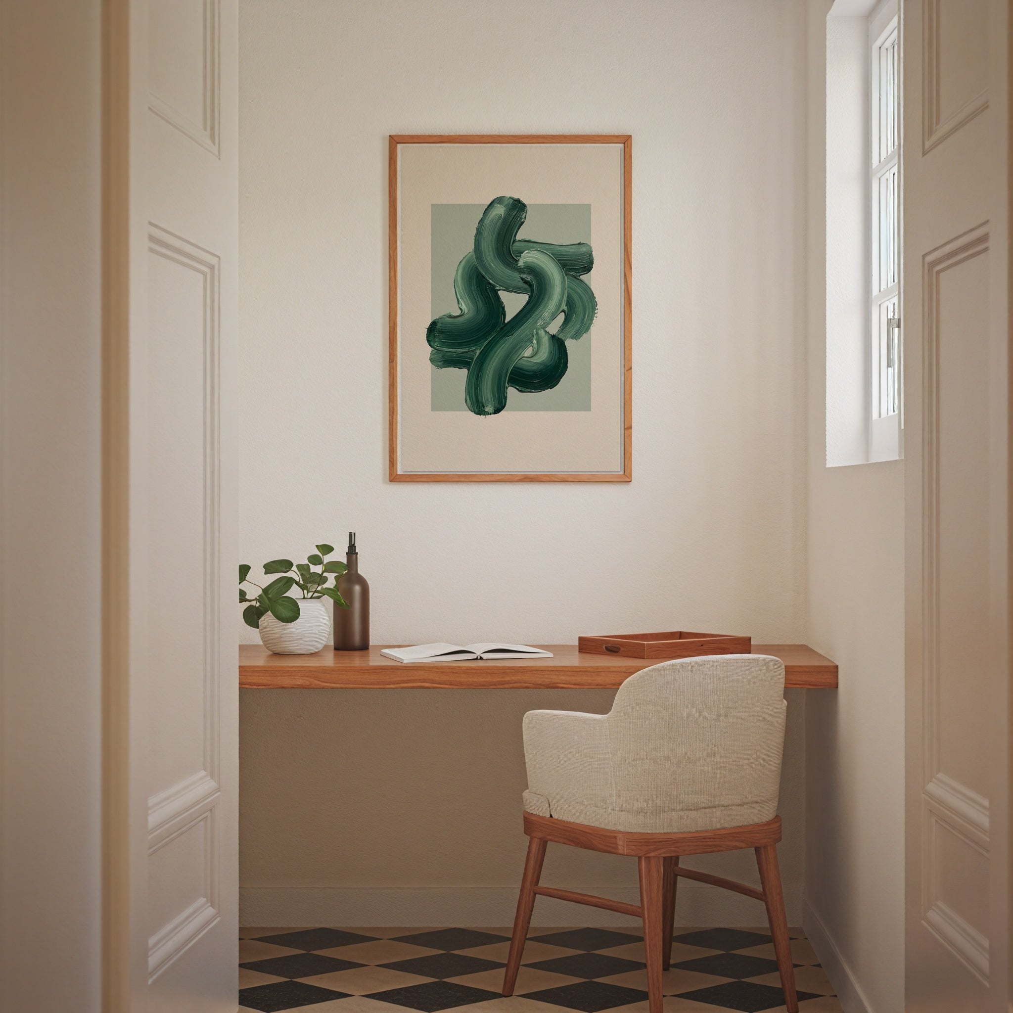 Fern Ribbon Poster – i rum 3