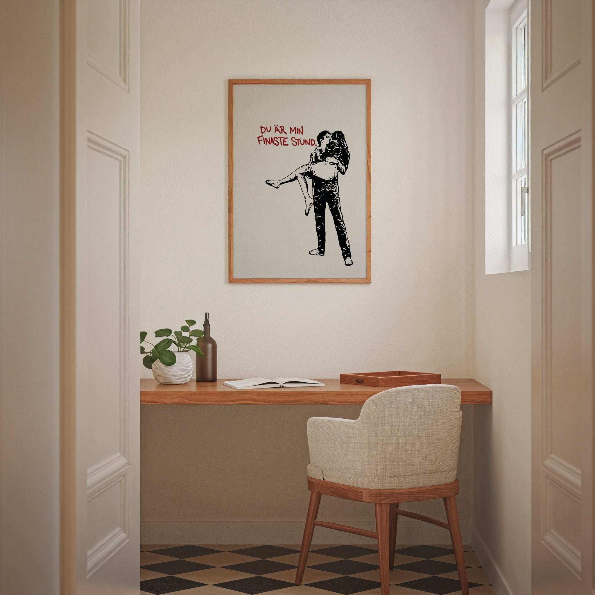 Du är min finaste stund – poster i inramad miljö