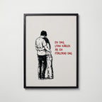 Förlorad Dag Poster – svart ram