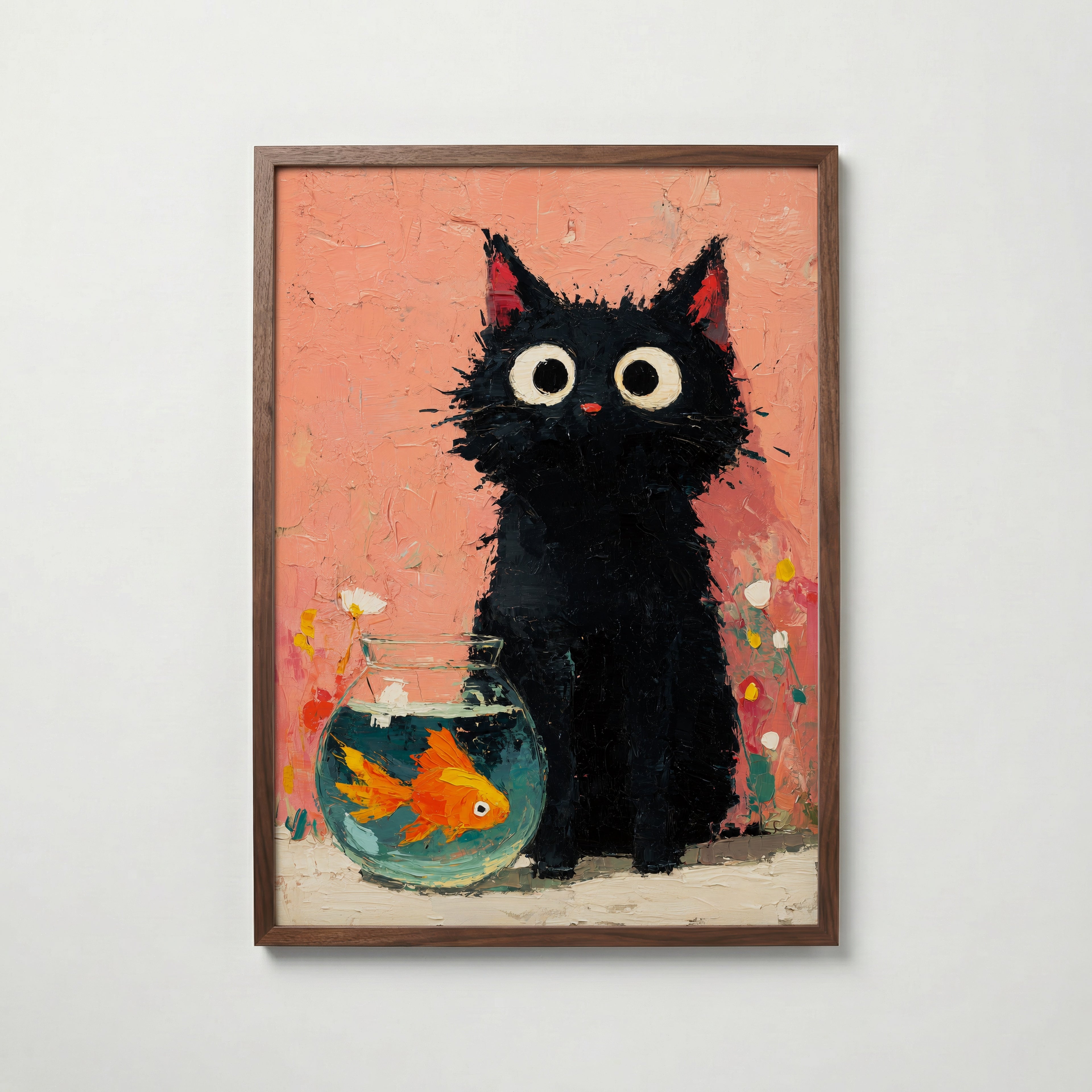 Cat Gold Fish – valnötsram