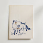 Golden Fox – canvas utan passepartout