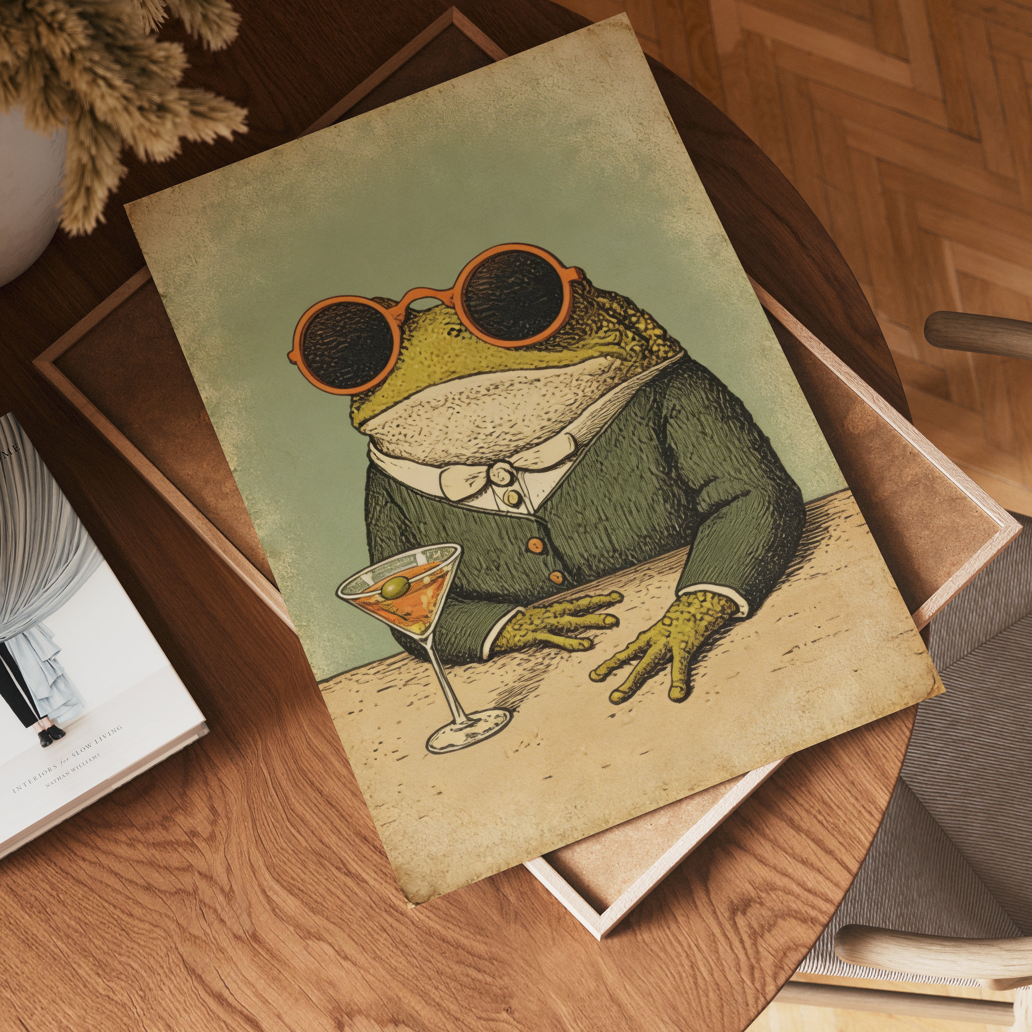 The Gentlefrog Martini Poster – poster väggdekoration