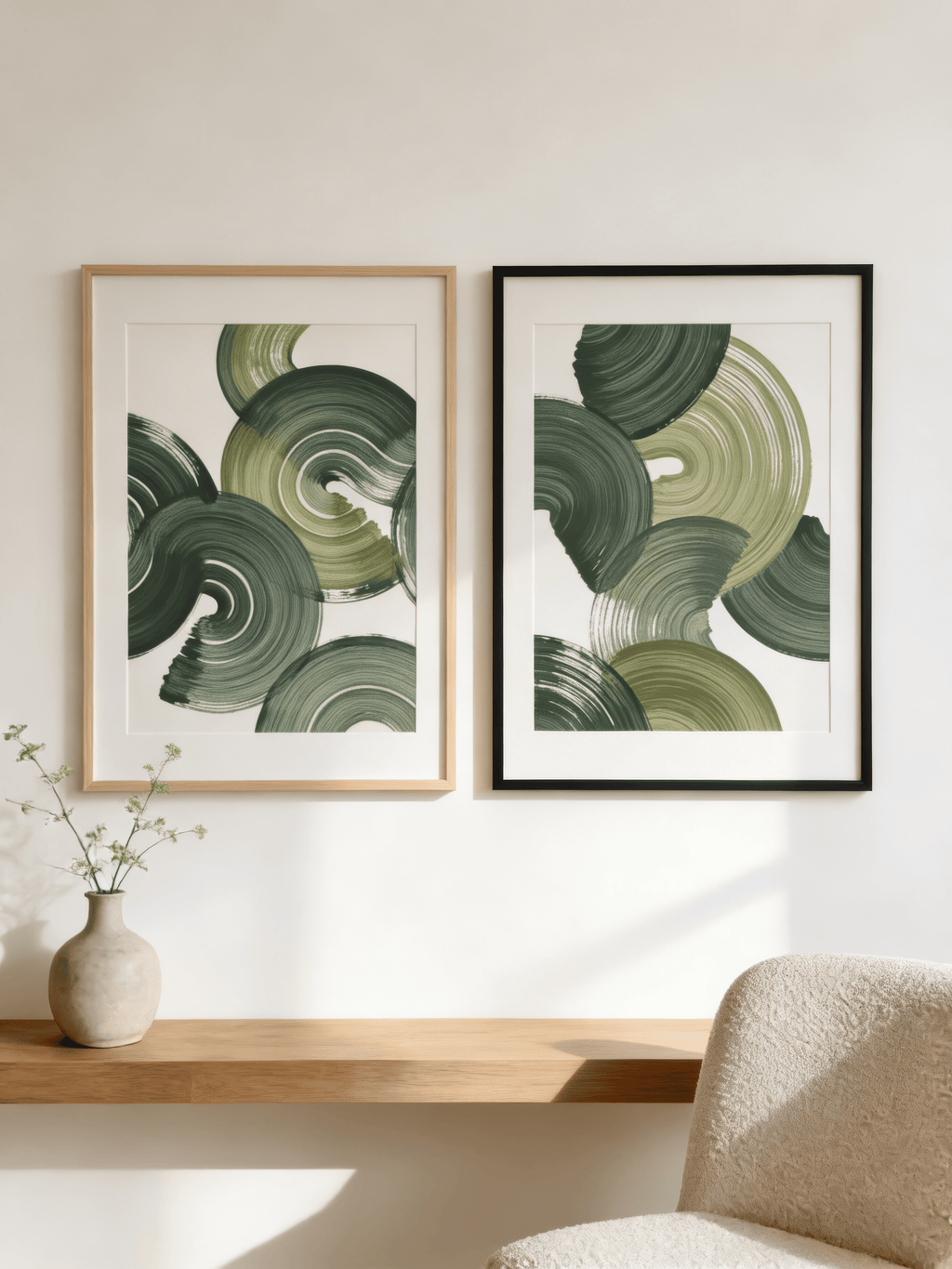 Bundle 2-pack Verdant Motion Duo – affischset poster kollektion – köp online hos Bozetto