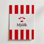 Mjölk Poster – canvas utan passepartout