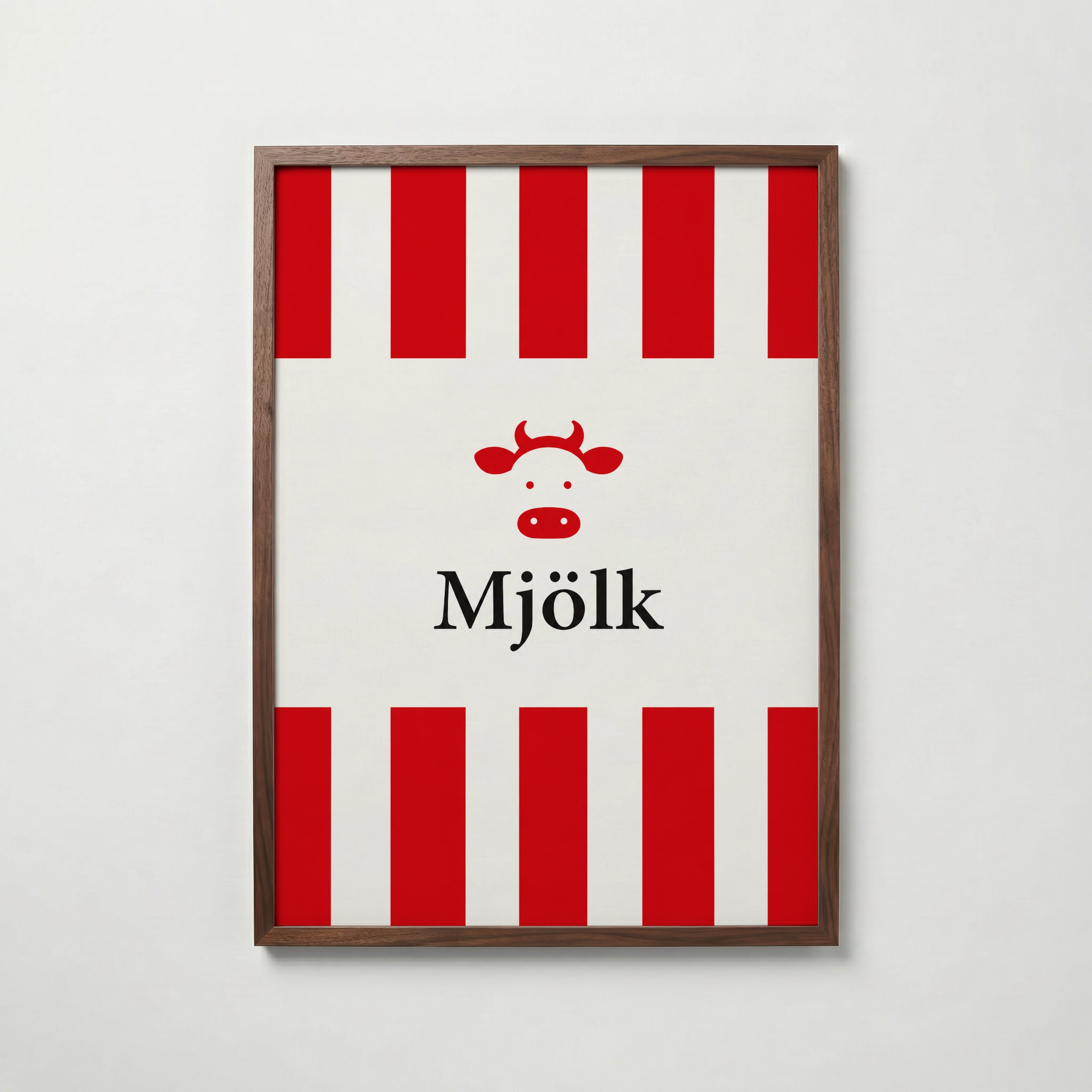 Mjölk Poster – valnötsram