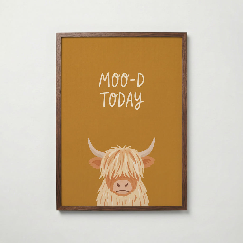 Moo-D Today Poster – valnötsram