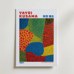 Yayoi Kusama Mosaic Fields 1984 Poster