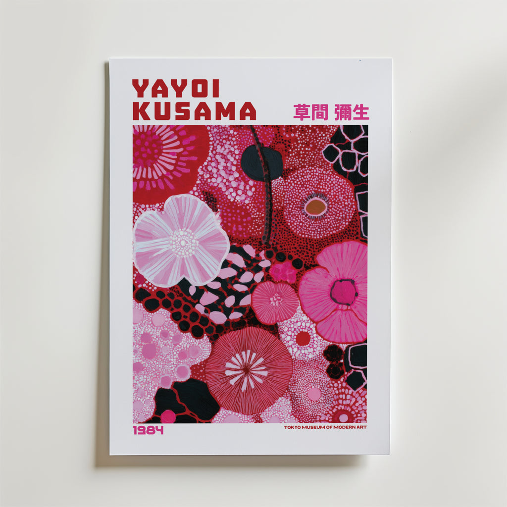 Yayoi Kusama Rose Pulse 1984 Poster