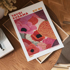 Yayoi Kusama Scarlet Petals 1984 Poster