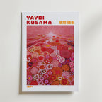 Yayoi Kusama Crimson Flower Field 1984 Poster