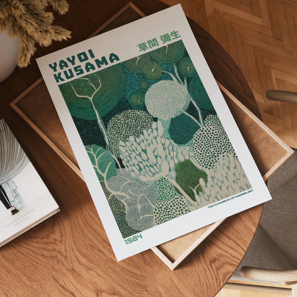 Yayoi Kusama Emerald Canopy 1984 Poster
