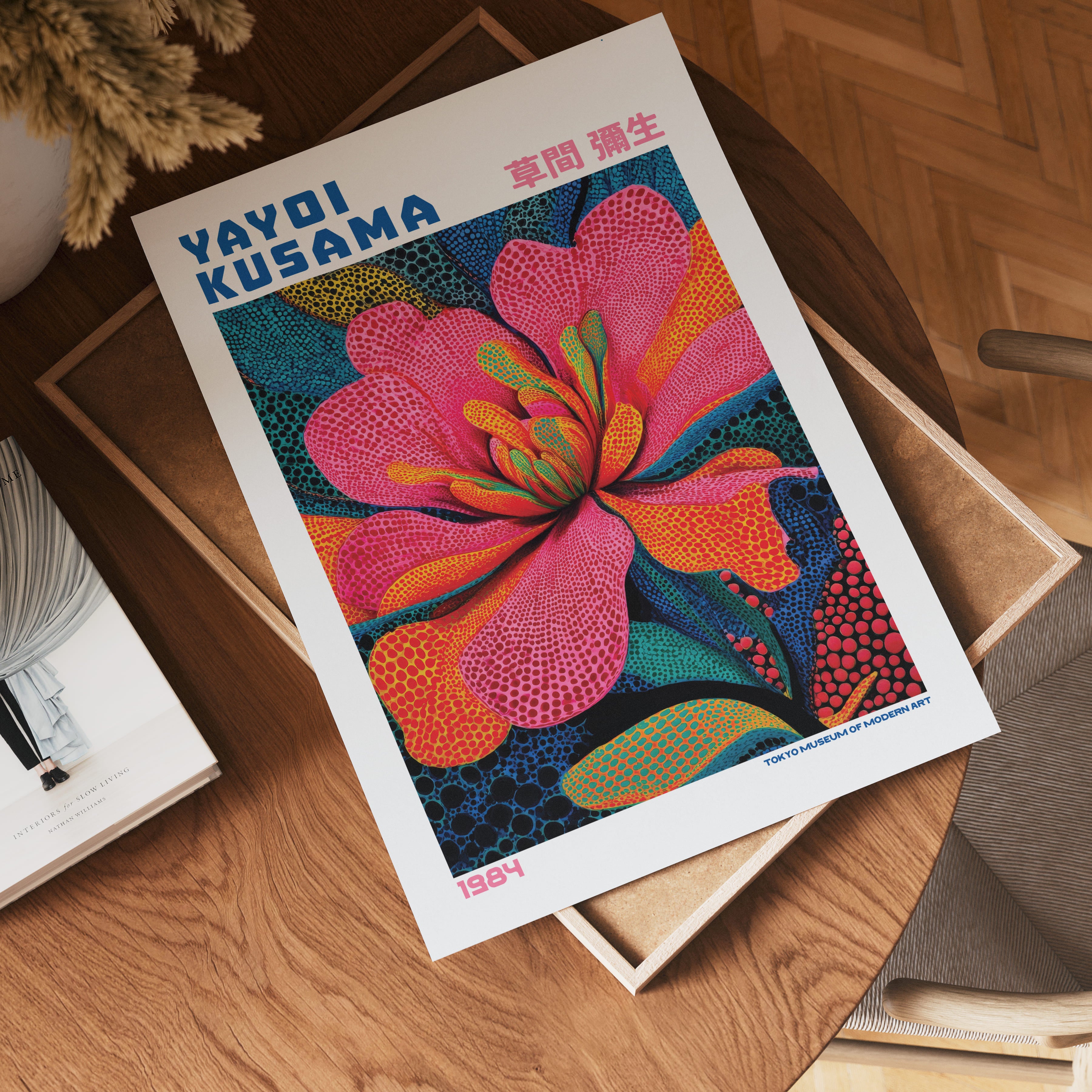 Yayoi Kusama Radiant Petal Bloom 1984 Poster