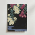 Ohara Koson Midnight Chrysanthemum Poster