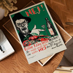 Albert Engström Kräftor Kräva Dessa Drycker Poster