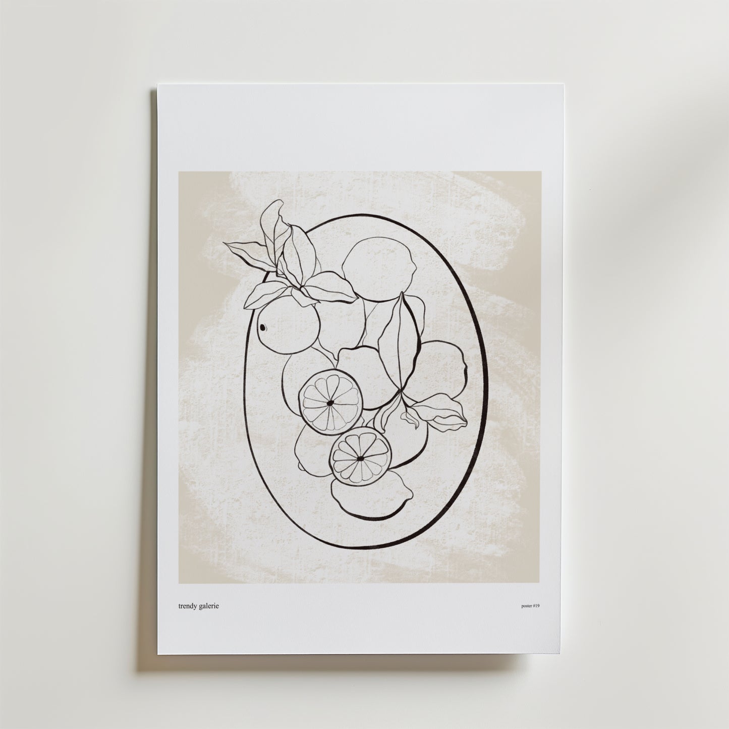 The Oval Garden Poster
