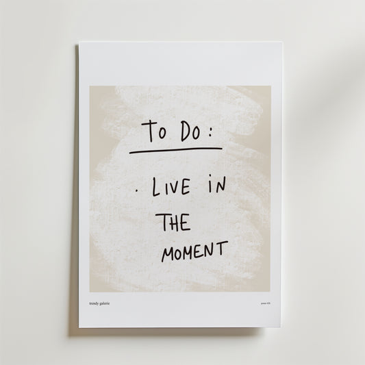 To Be, Not To Do Poster