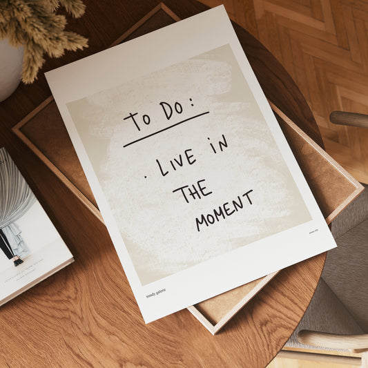 To Be, Not To Do Poster