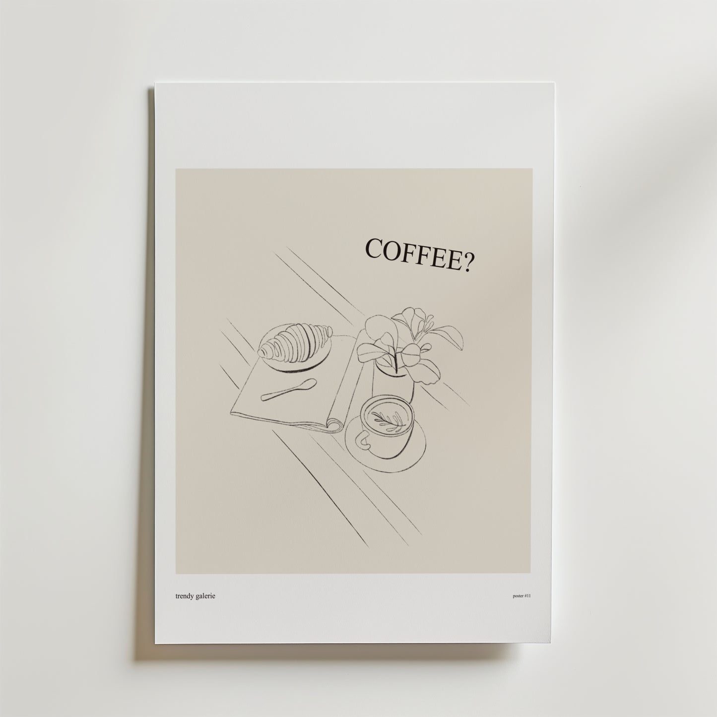 Minimal Breakfast Poster