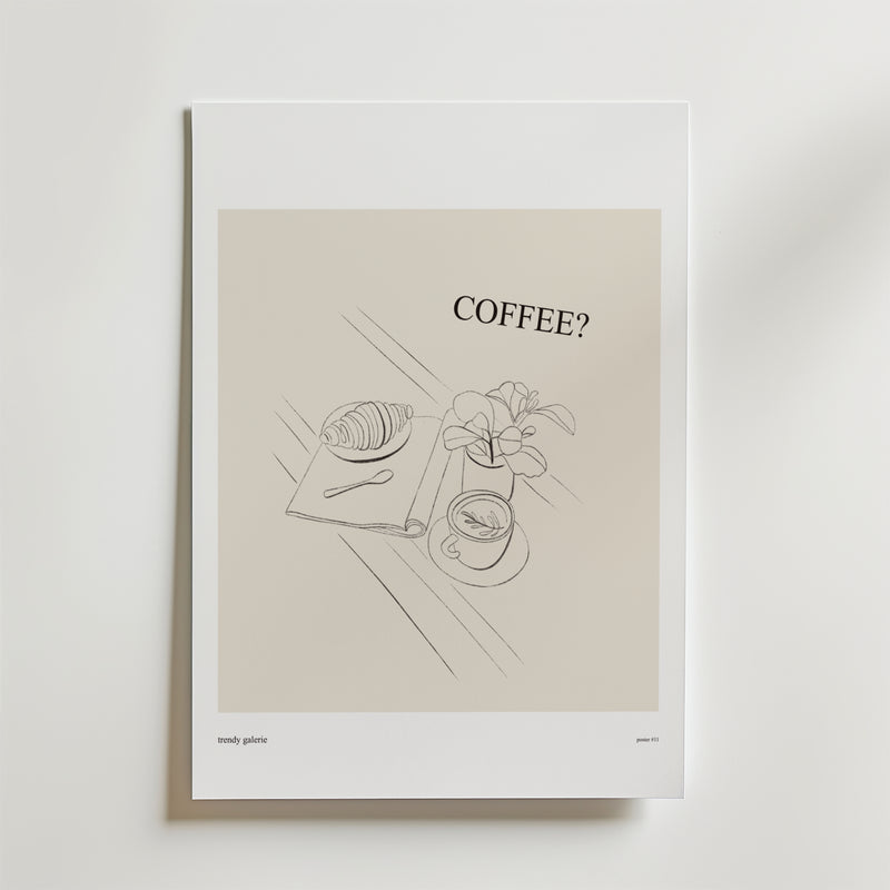 Minimal Breakfast Poster