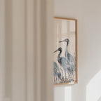 Ink Storks Poster by Caroline Engström