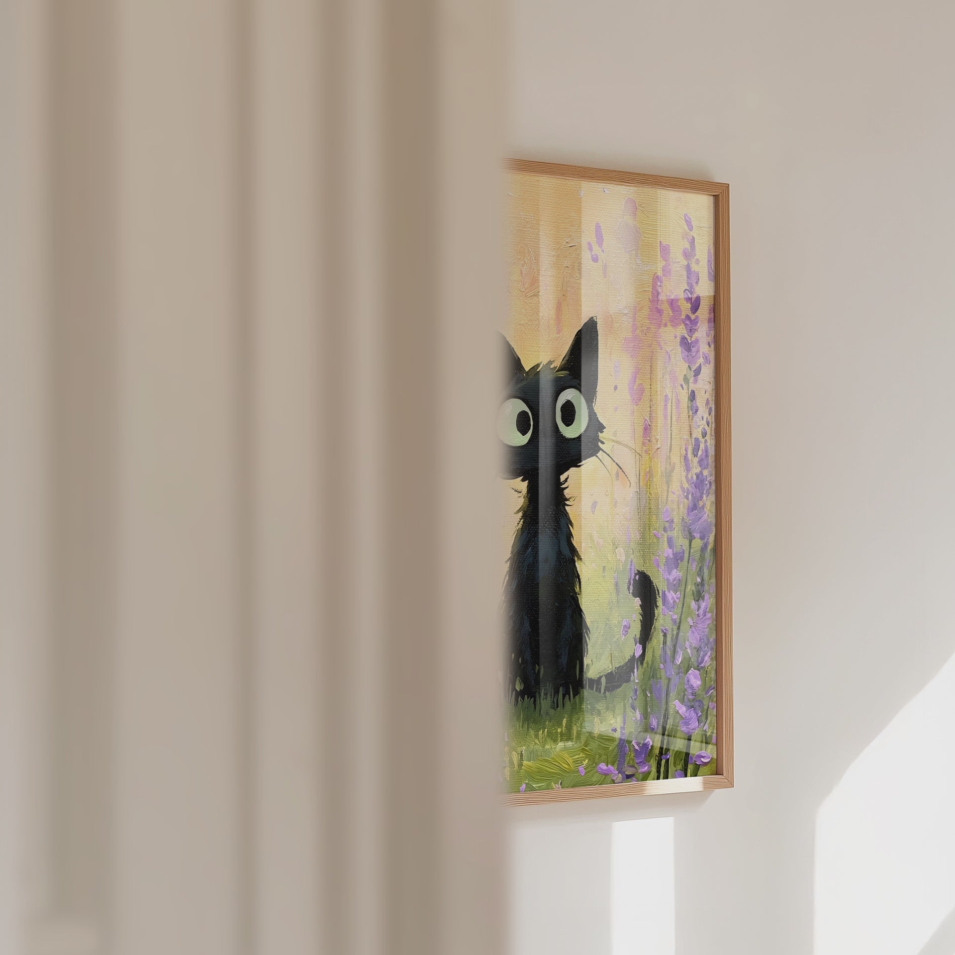 A Tiny Black Cat Poster