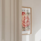 William Morris Coral Peony Garden Poster