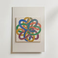 Prismatic Knot Poster – canvas utan passepartout