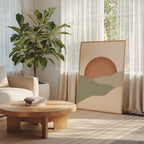 Sage Sunrise Poster – i rum 2