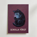 Scrolla Först Poster – canvas utan passepartout