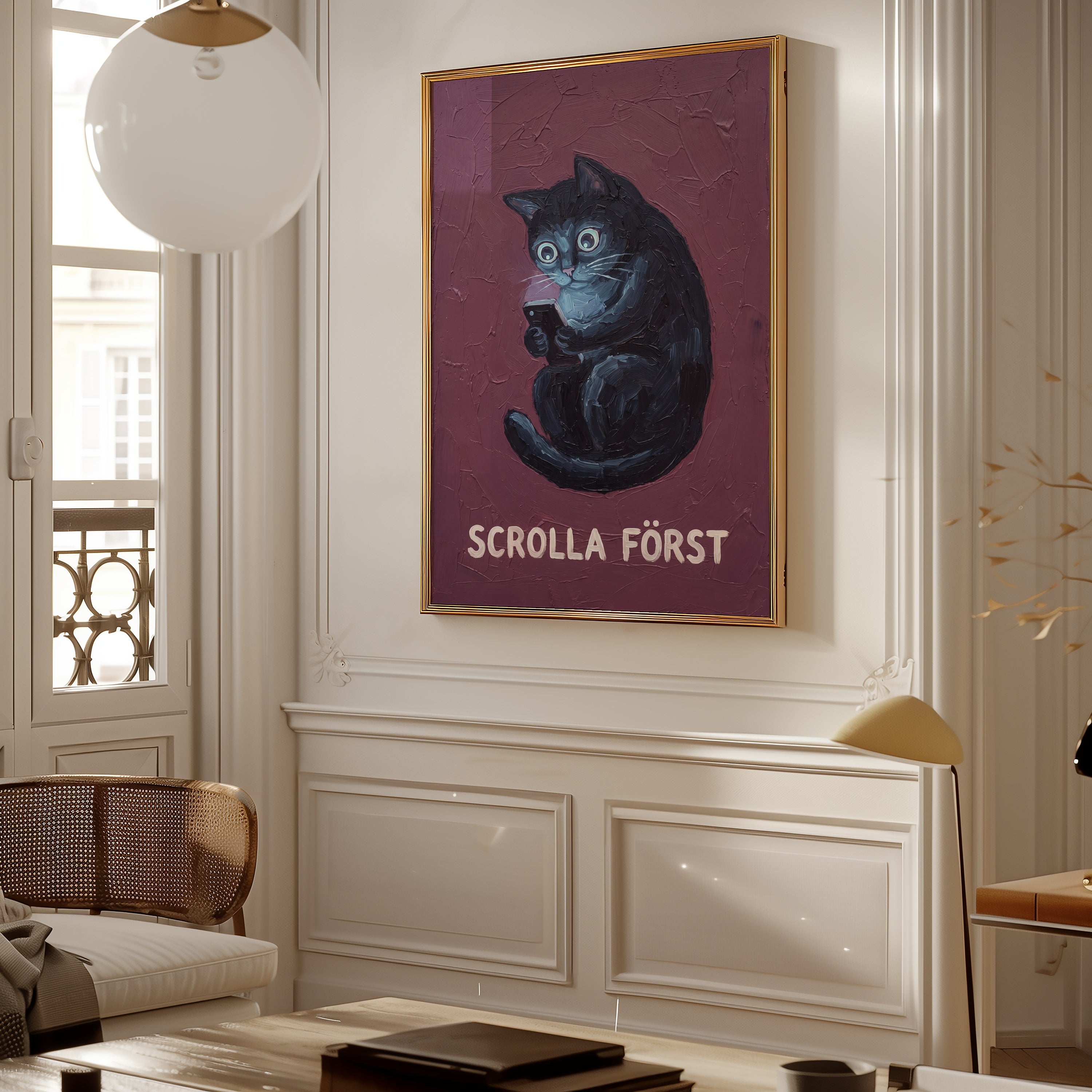 Scrolla Först Poster – i rum 5