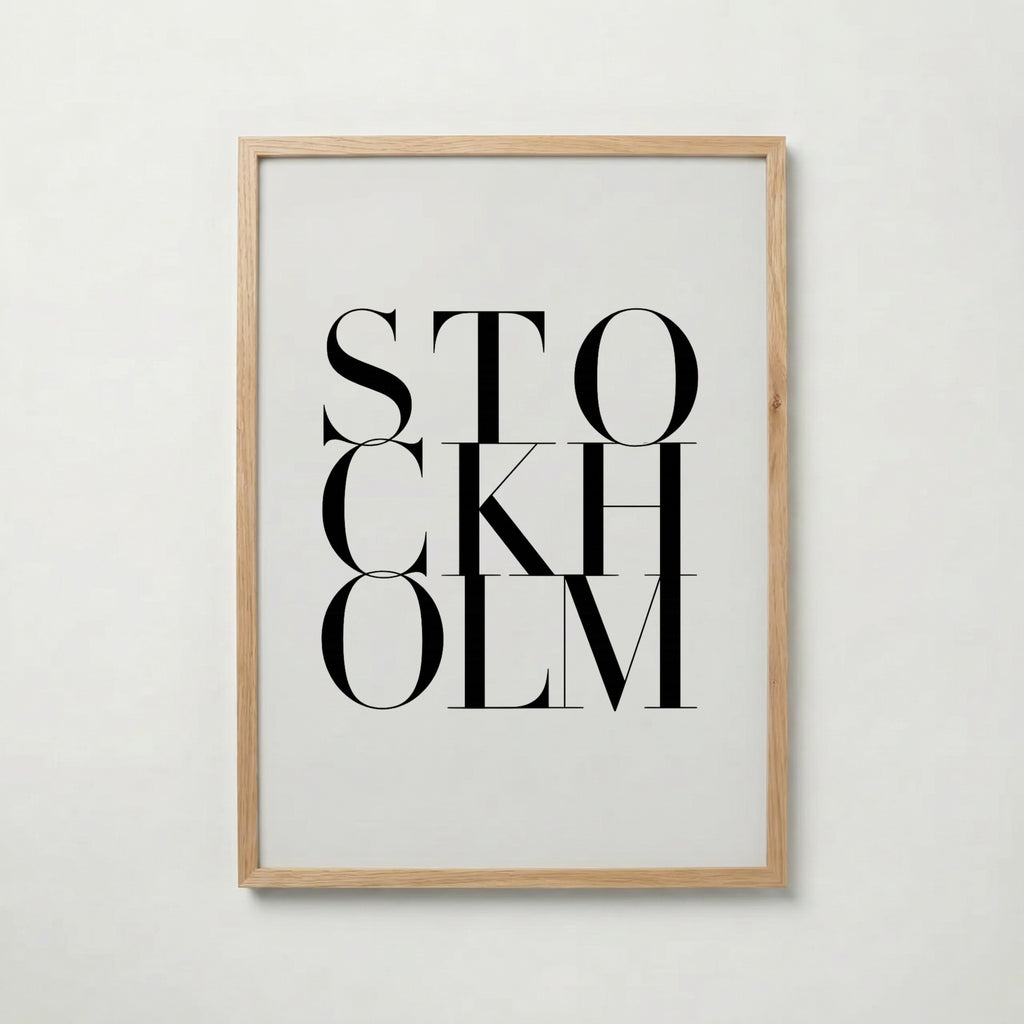 Stockholm Poster – ekram