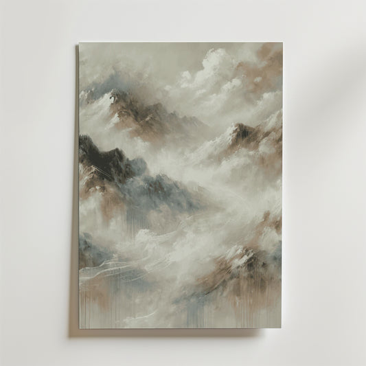 Mountains of Tranquility Poster