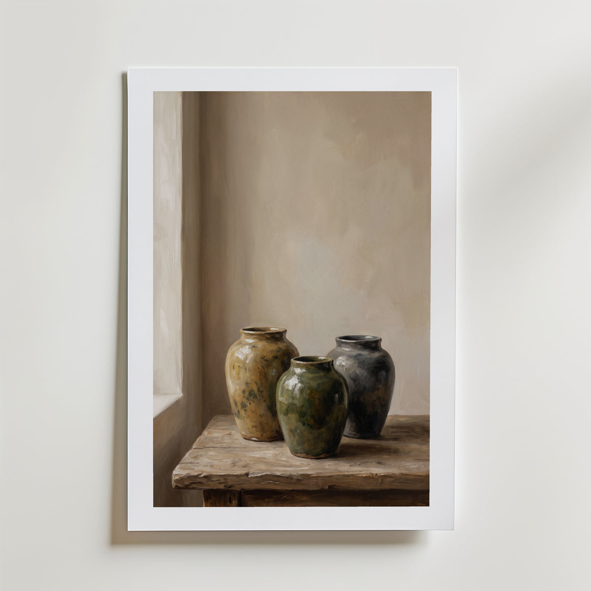 Three Vessels Poster – med passepartout