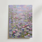 Waterlily Pond Poster – canvas utan passepartout