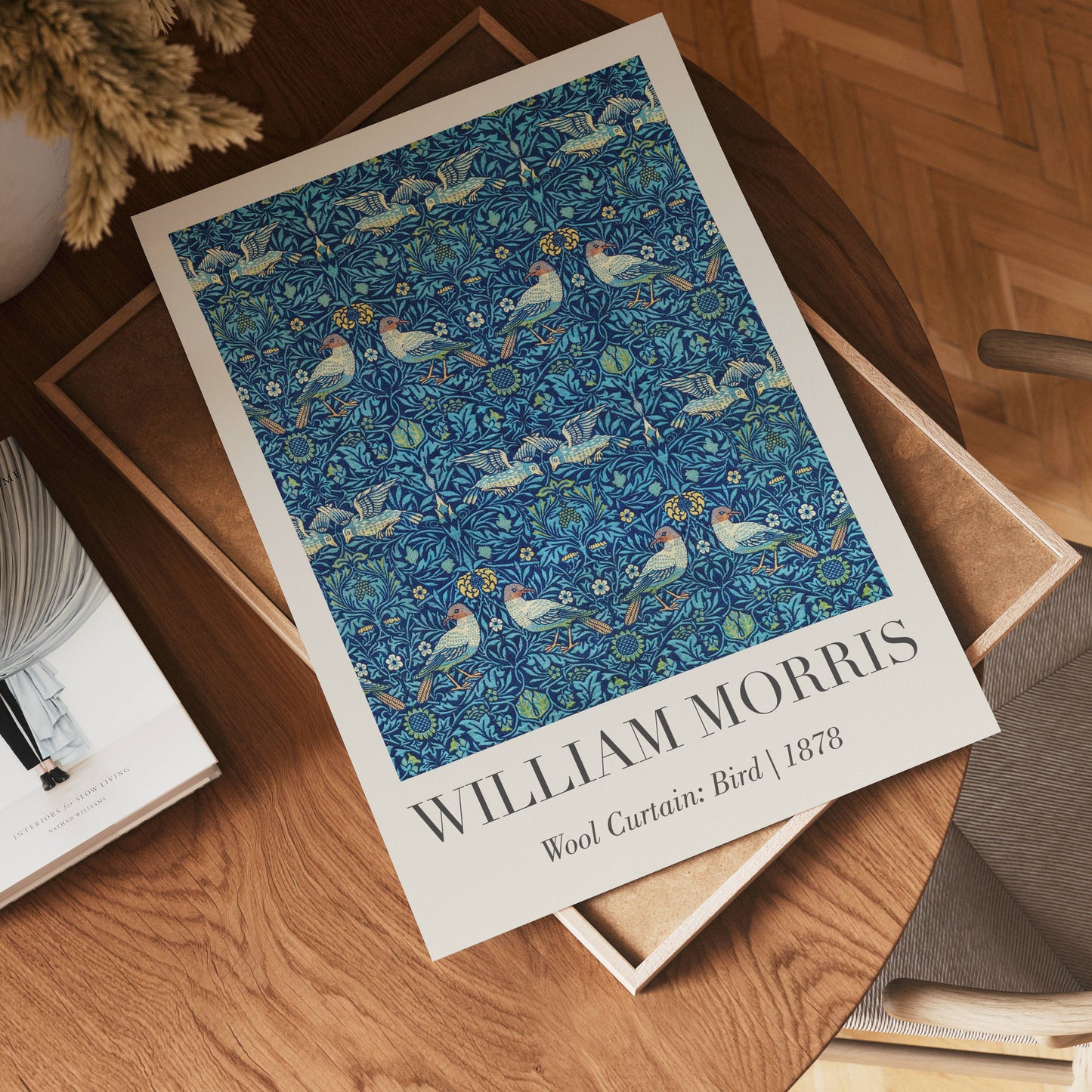 William Morris Wool Curtain: Bird 1878 Poster