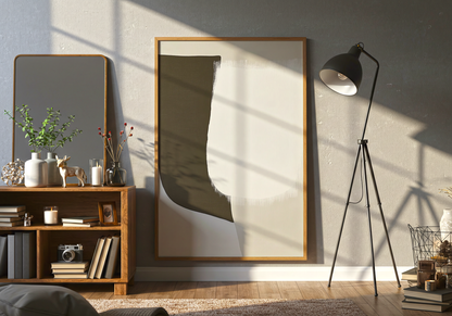 Contrasting Shapes Poster