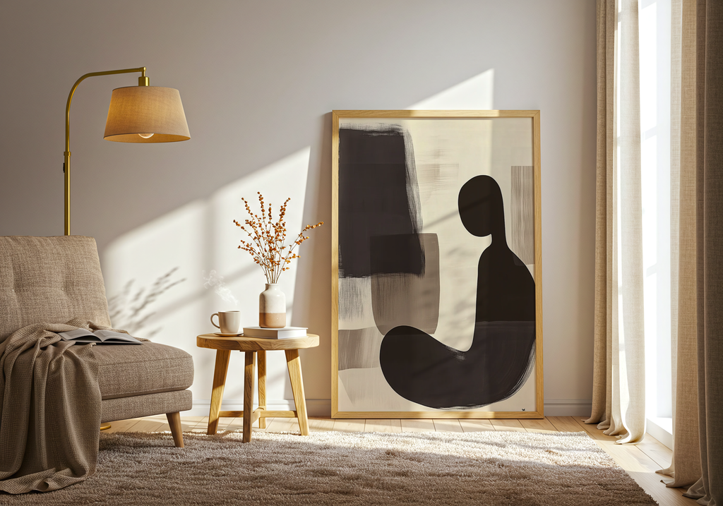 Abstract Solitude Poster